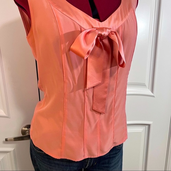 Vintage Banana Republic Pink Silk blouse size Various - Picture 3 of 14